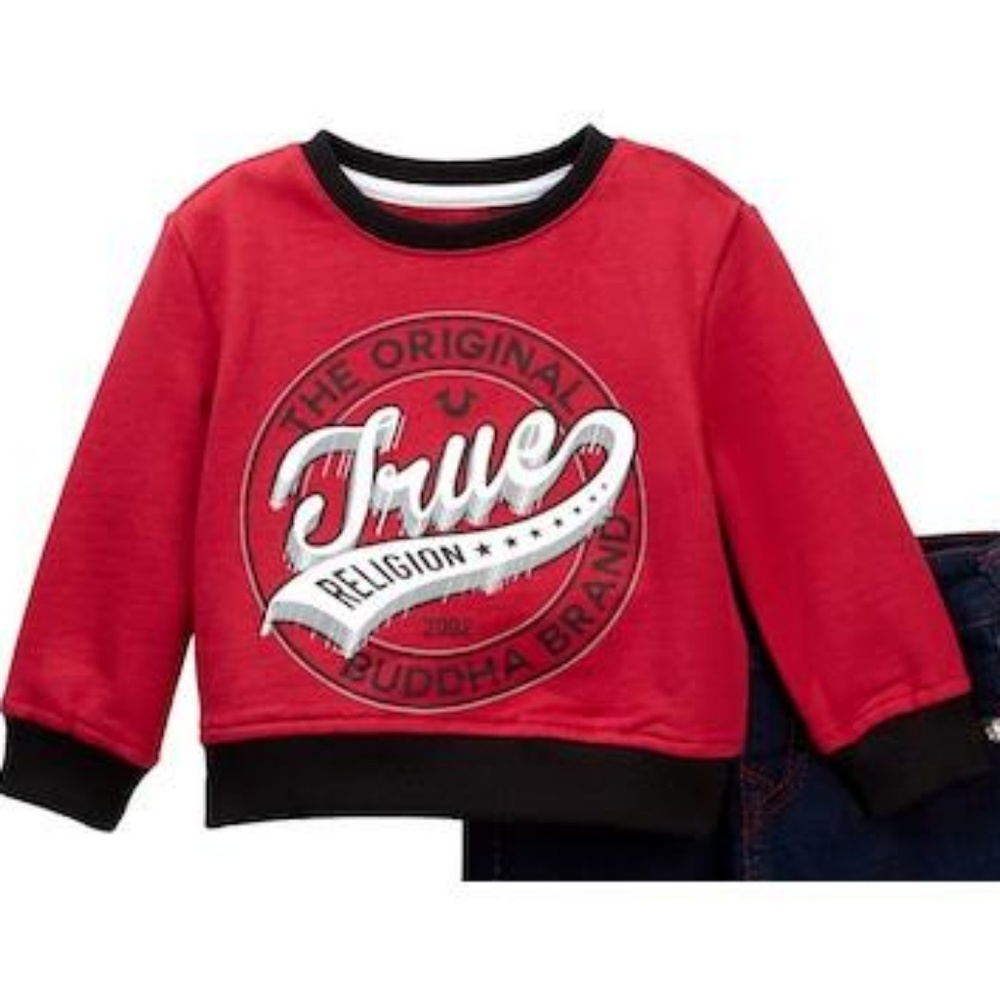 New True Religion Branded Pullover shirt 12 months